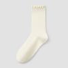 Female Summer Thin Models Hollow Out Small Fresh Thin Sweet Lace Boneless In The Tube Pile Pile Cotton Socks