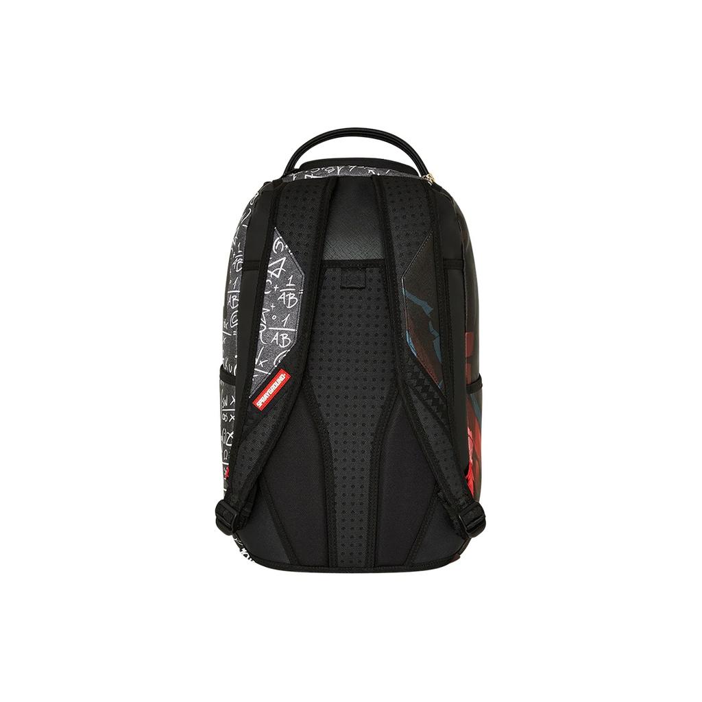 Sprayground X Rick And Morty Kolaborace Kreslený Zábavný Graffiti Patchwork Velkokapacitní Lehký PVC Batoh Unisex Batoh Vícebarevný W1135773