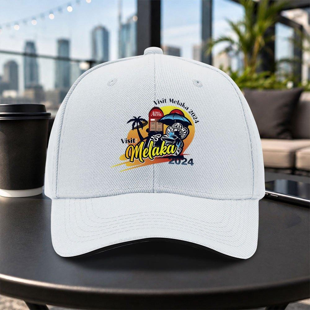 Malacca Travel 2024 Sandwich Baseball Cap Unisex Adjustable Duckbill Hat Lightweight Casual Outdoor Hat Multicolor