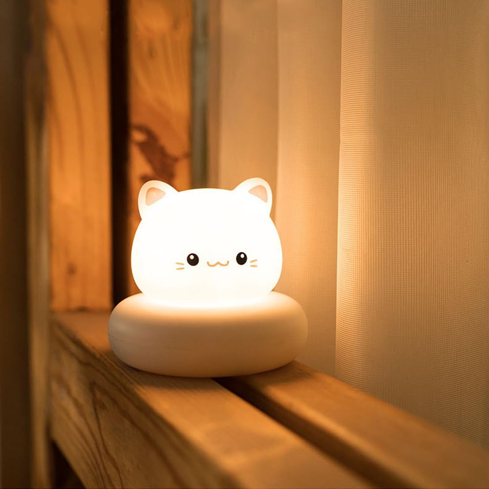 

AUSTYLCO Night Light, Bedside Nursing Light, Reading Light, Touch Control, 3 Brightness Settings, LED Warm White Light, USB Rechargeable, 1200mAh,