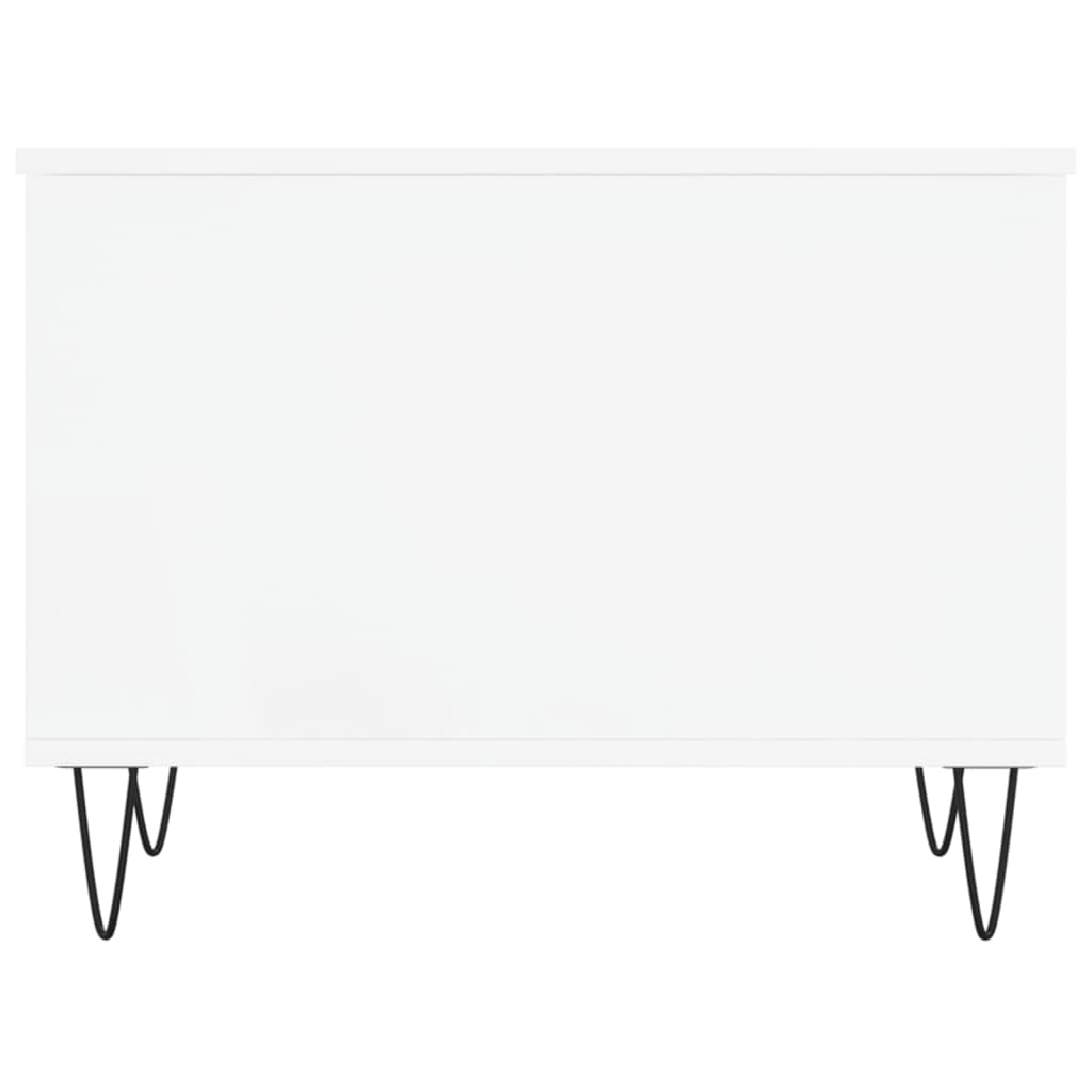 White Coffee Table 60 x 44.5 x 45 cm Particleboard