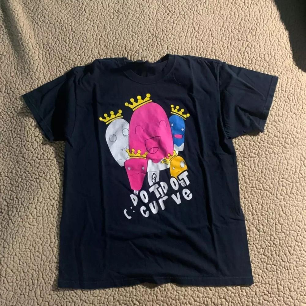 

Точка Точка Кривая Черная Футболка Хлопок Полный Размер Унисекс S-4XL BL1227 M