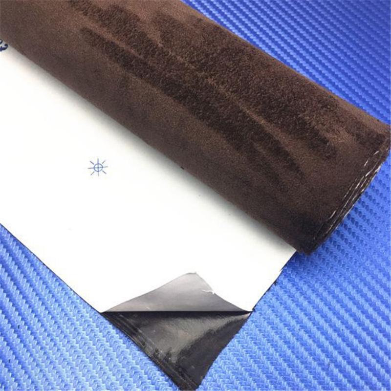 Premium Self-Adhesive Suede Fabric Car Interior Vinyl Wrap for Door Panels Dashboard Armrest DIY Car Interior Modification Furniture Decor