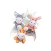 And Cute Colorful 15cm Plush Donkey Toy For Kids Soft Adorable Keychain Accessory Plush
