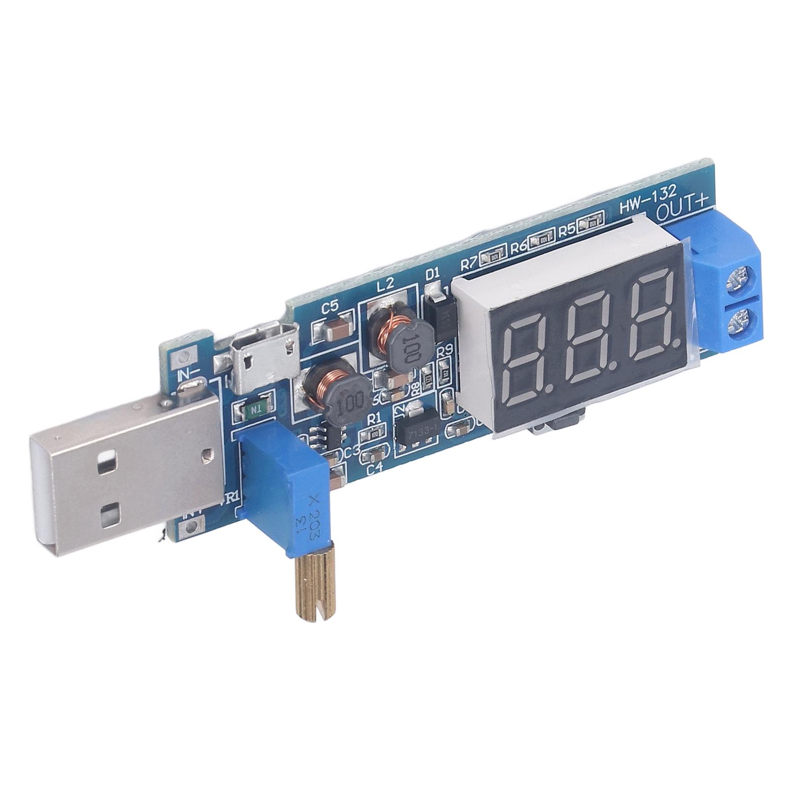 

USB-модуль джерела живлення DC3.5‑12V до DC1.2‑24V Buck Boost Voltage Regulator Модуль перетворювача