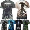 Vêtements Homme Mode Nouveau T-shirt Imprimé 3D Créature Alien Personnalisé Décontracté Surdimensionné T-shirt Streetwear Harajuku Unisexe Hauts T-shirts