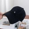 Simple & Character Embroidery Suede Warm Baseball Cap Women's Early Autumn Outdoor Travel Versatile Bent Hat Men's