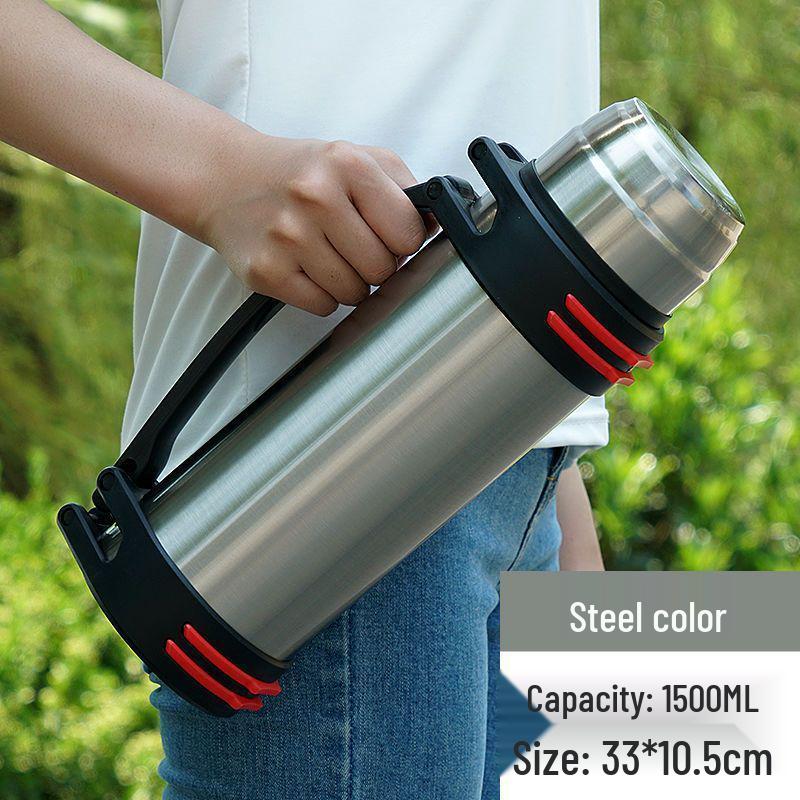 

Термос из нержавеющей стали с изоляцией большой вместимости для путешествий и использования на открытом воздухе 5002ml - 10 Jin Water