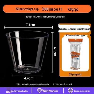 150ml Verdickte Hartplastik Einwegbecher