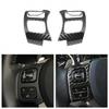 2x Real Carbon Fiber Car Steering Wheel Button Frame Sticker For Lexus NX 15-19