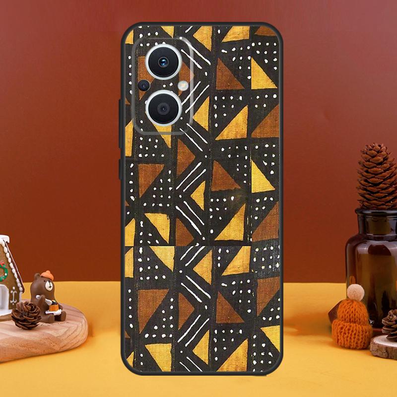 African Fabric Print Case For OPPO Reno 4Z 5Z 8T 10 Pro 11 F 4 6 7 8 5 Lite OPPO Find X6 X5 Pro X2 X3 Lite Cover