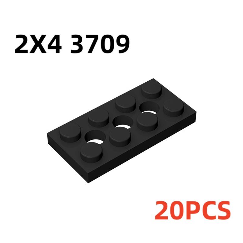 32001 3709 3738 Plate 2x6 2x4 2x8 with Holes Bricks Toys For Technical Buildings Blocks Toys For Children Gift 43857 DIY MOC