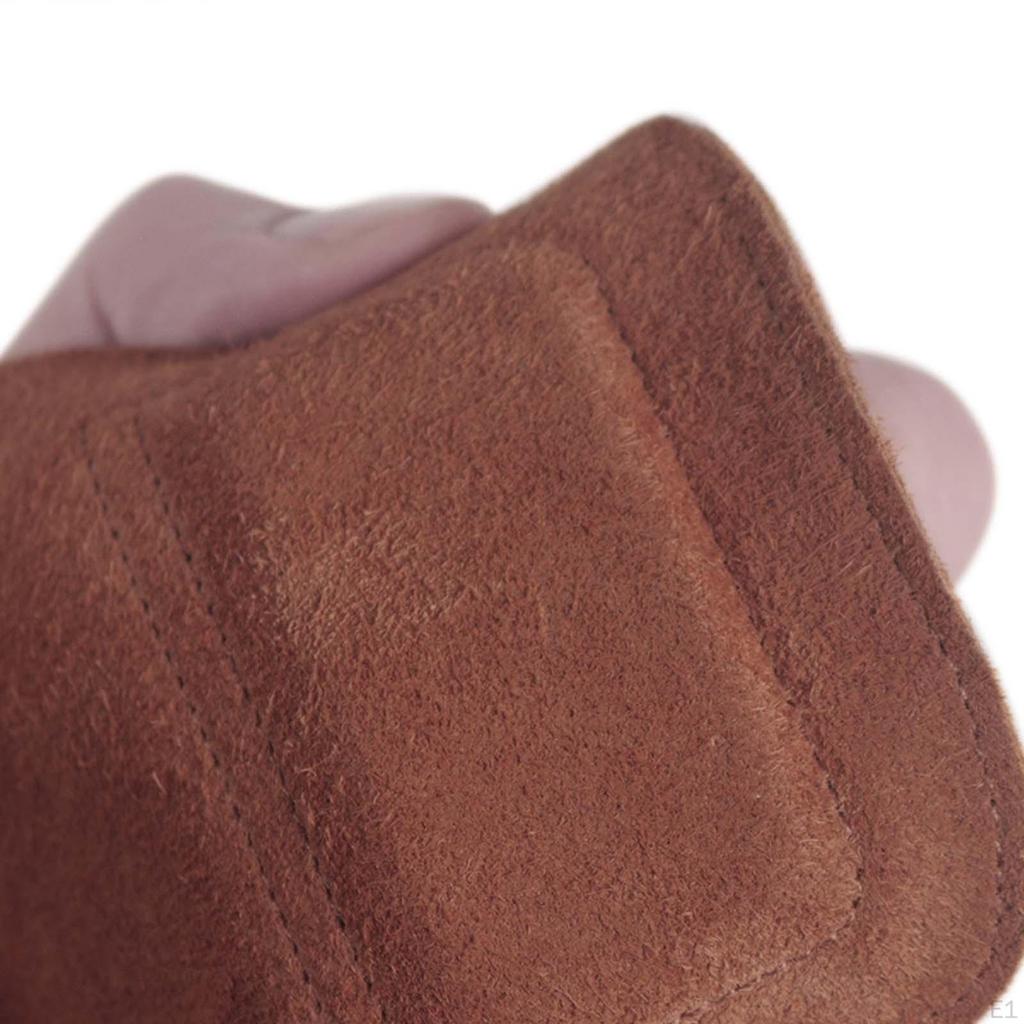1 Pair Weight Lifting Gloves Hand Grips with Wrist Straps Palm Protection Leather Anti Skid
