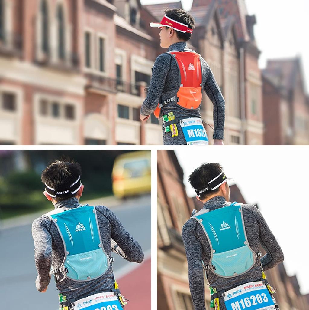 JEELAD Running Sports Marathon Trail Running Hydration Water Large Cycling Portable Hydration Unisex Bag, Backpack, Backpack, Backpack, Bag, Bottle,