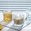 280ml 9.7oz Vaso de Vidrio Simple con Giro Irregular Vaso de Whisky Vaso de Cóctel para Fiesta Tazas de Jugo Café Helado Vaso Personalizado para Mojito
