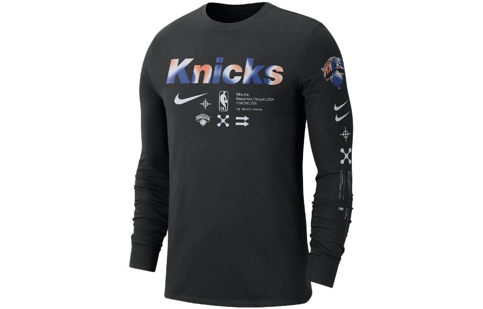 Nike New York Knicks Men s Nike Nba Long-Sleeve T-Shirt DZ0358-010 S