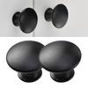 12Pcs Stainless Steel Dressers Knob Kitchen Cabinet Door Handle Wardrobe Pulls Round Drawer Knob Furniture Hardware