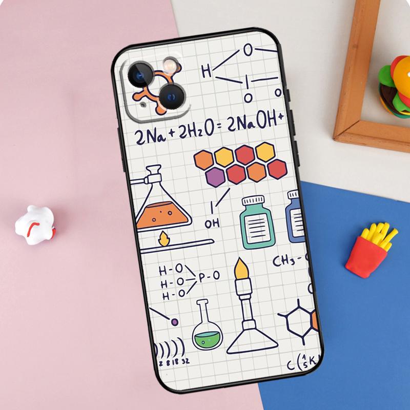 Science Biology Chemistry Phone Case For iPhone 16 Pro Max 11 12 13 Mini 14 15 Pro Max XR 16e 15 16 Plus Cover Shell