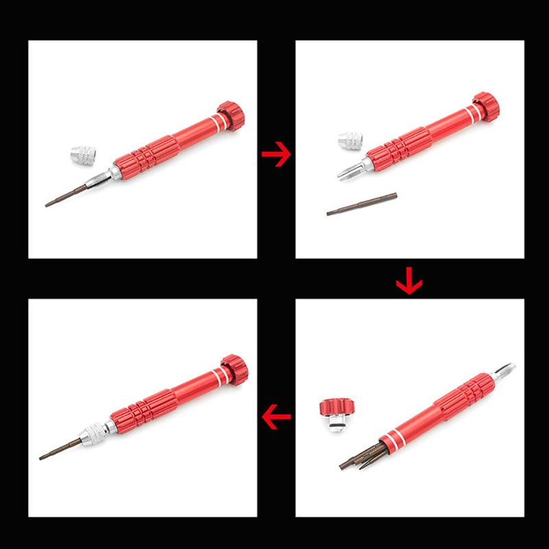 Buy 5 In 1 Screwdriver Bit Repair Screen Open Tool Kit Precision ...