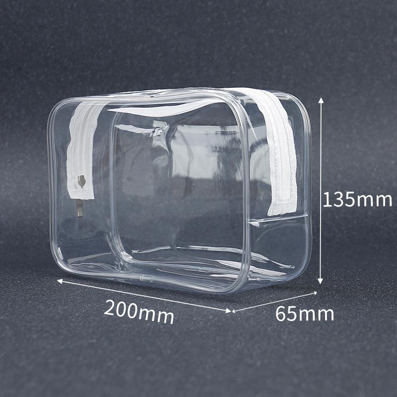 1Pc Women Travel Clear Makeup Bag Organizer Transparent Pvc Cosmetic Bags Beauty Toiletry Make Up Pouch Wash Storage Bags Pouch