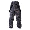 Men Women Snowboarding Pants Suspenders Ski Pants Windproof Waterproof Warm Couple Snow Trousers Waist Protection