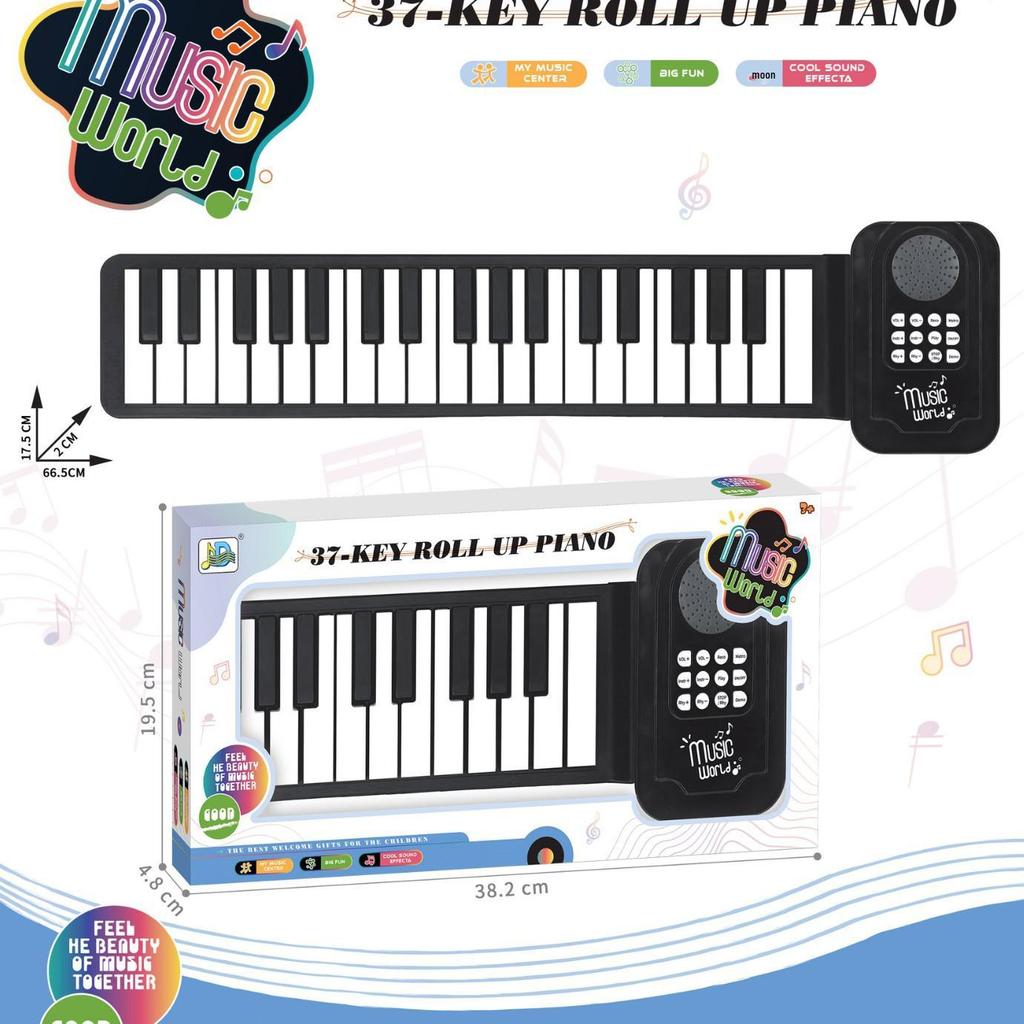 Portable 49-Key Foldable Piano for Kids