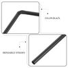 Garneck Disposable Straws, Black, 200 Straws, 21cm Long, Flexible Plastic, for Home and Commercial Use