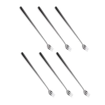 Bloom at Home Simple Glossy Uzun Çatal, 6 parça, Kore'nin popüler sofra takımı