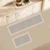 2Pcs/Set Durable Bathroom Mat Non-Slip Long Floor Mat Long Rug Long Strip Carpet  Home Decoration