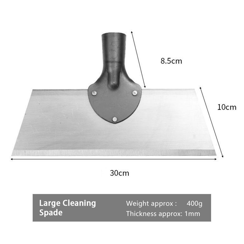 30cm Metal Weed Cleaning Shovel Stainless Steel Deicing Shovel Multifunctional Outdoor Garden Shovel Farm Weeding Planting Shove