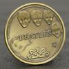 Gruppo rock britannico, The Beatles, monete commemorative del cantante, monete da collezione, monete antiche in bronzo, The Beatles, monete del chitarrista, regalo di Natale