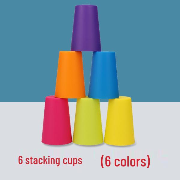 Children's Educational Stacking Cup Game: Interactive Two-Player Fun for Early Learning