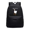 Primary And Secondary School Students Schoolbag Goose Personalized Printing Youth Leisure Simple Backpack Large Capacity