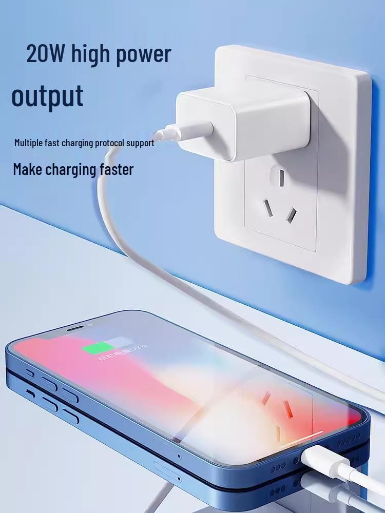 Suozhi 20W PD Fast Charger with Type-C Interface for 30W Apple Charging Heads