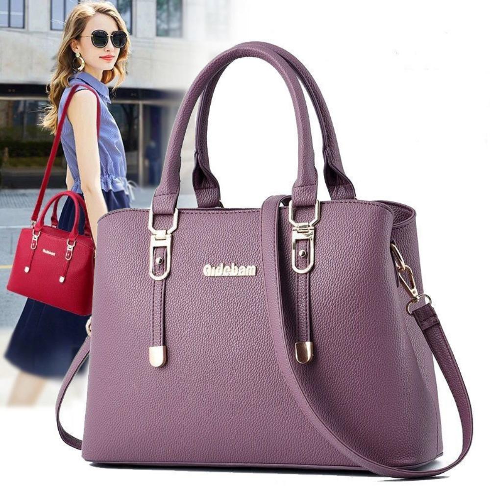 Borsa in vera pelle da donna, borsa da donna, borsetta per neomamme, borsa da donna di mezza età, borsa grande, borsa a tracolla crossbody di grande capacità