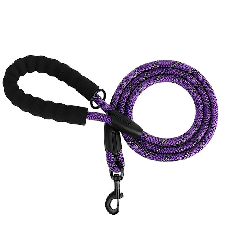 New dog leash pet products leash reflective nylon round rope walking dog rope dog leash dog chain