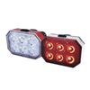 USB Rechargeable Bike Light Set Front & Rear Bicycle Light Waterproof Safety Warning Light with 4