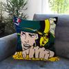 Roy Lichtenstein Pop Art Doublesided Printed pillow cover Short plush Suitable living rooms bedrooms sofas throw cushion cover