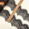 Black White Color Lace Fabric Trim 3 Yards Length Knitted Lace Fabric  For DIY Dress