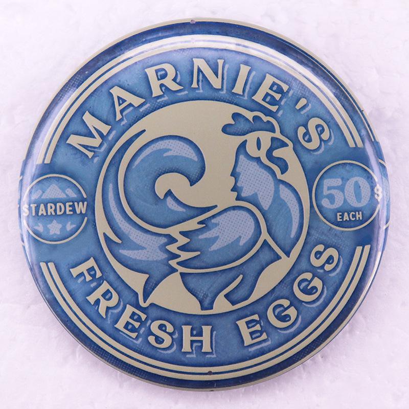 Stardew Valley Marnie Role-Playing Game Tinplate Brooch Pin