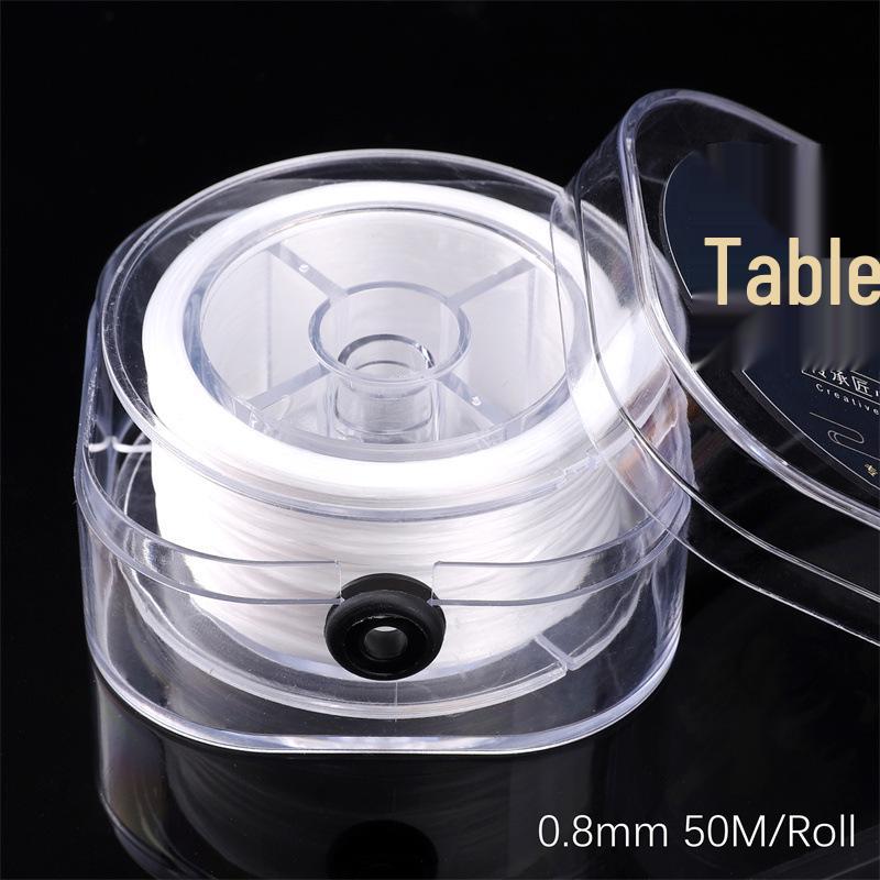 

Adjustable Wear-Resistant Elastic Cord for Jewelry Making and Beading Transparent Box
