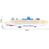 Cruise Ship Toy Ocean Liner Cruise Ship Boat Electric Ship Toy With Flashing Light And Sound Fun Nautical Decorations Boat Toy