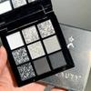 Black Swan Palette di ombretti a 9 colori Smokey Punk Style Grigio chiaro Argento scuro Trucco ombretto perlato e luccicante