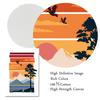 Landscape Wall Art Posters Natural Mountain Trees Sunset Canvas Painting Prints Nordic Wall Pictures for Living Room Decoration