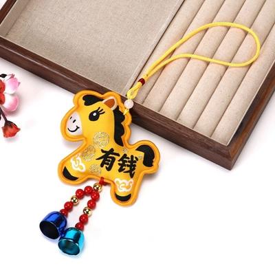 Chinese Style Horse Sachet Tassel Red Horse Gift Horse Bell Tassel Pendant Bag Charms Zodiac Incense Packet