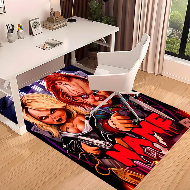 Custom personalization Chucky Print Area Rug - Soft, Washable Non-Slip Indoor Mat,Living Room,Home&Office Decorative Rug
