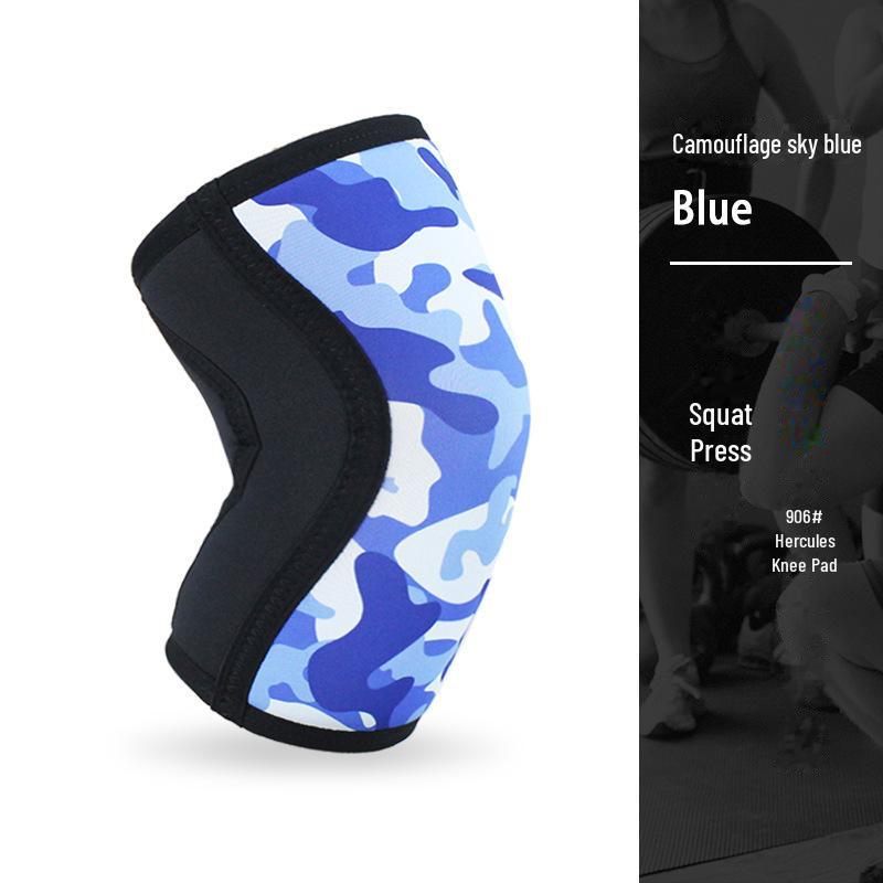 Hercules 5mm Neoprenowe Nakolanniki - Grube 7mm Kamuflażowy Design do Nurkowania, Podnoszenia Ciężarów i Przysiadów