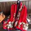 Women's New High end Silk Spring and Autumn Summer Versatile Shawl Thin Sun Protection Neck Protection Fashionable Scarf