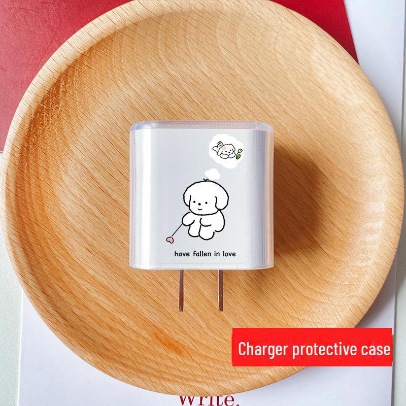 Capa Protetora para Carregador de 20W para Apple 14 Plus, Compatível com 13/12/11 Pro Max, com Organizador de Cabo de Dados