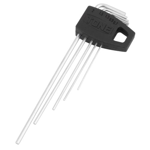 TONE Long Hex L-Shaped Wrench Set AL500, 5 Pieces